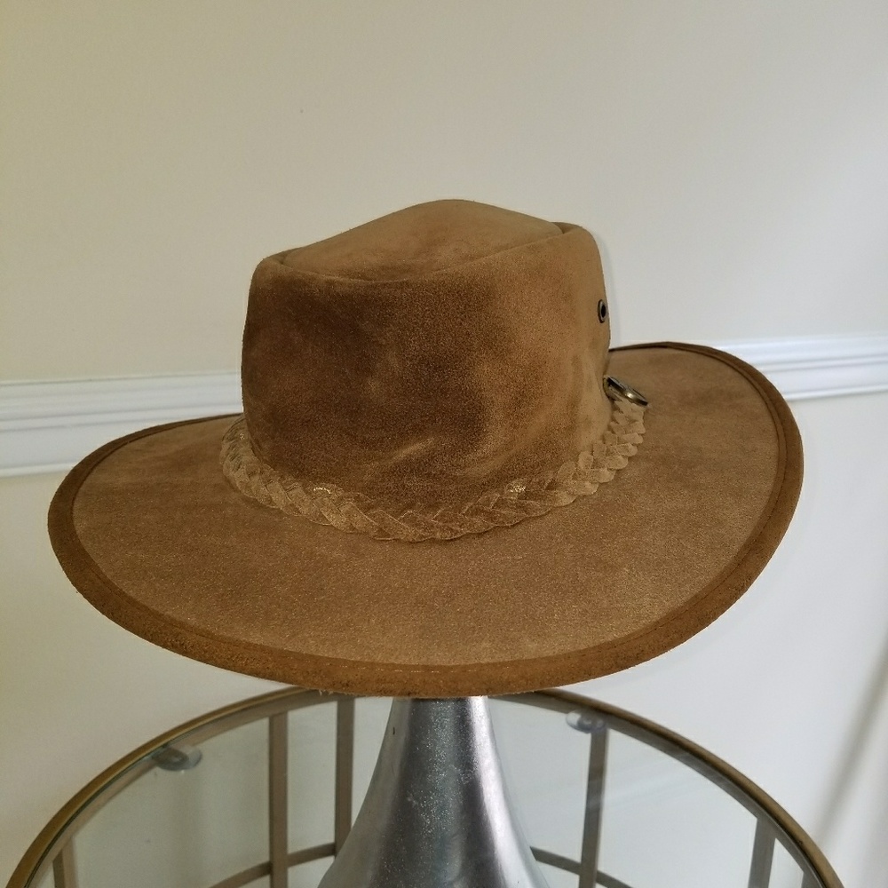Barmah Australia Squashy Suede Hat